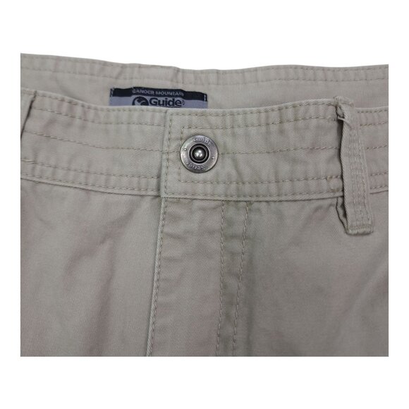 Gander Mountain Guide Series Cargo Pants 38x30 Beige Straight Leg Work Pants - Picture 10 of 12
